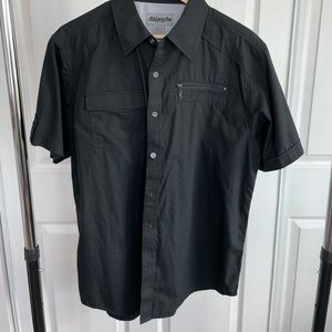 Black Button Up Heavyduty